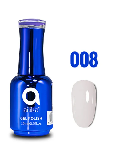 AILIKA GEL POLISH №008 – SOFT SÜTLÜ PEMBE / MILKY ROSE (15ml)