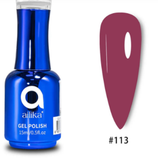 AILIKA GEL POLISH №113 – BÜYÜLEYİCİ MÜRDÜM / ENCHANTING DAMSON (15ml)