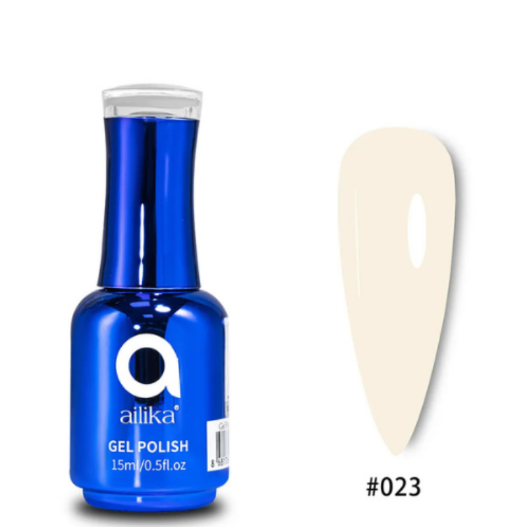 AILIKA GEL POLISH №023 – SOFT KREM EKRU / MILKY CREAMY ECRU (15ml)