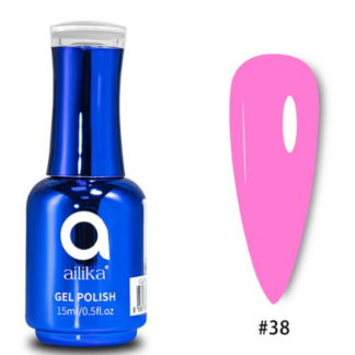 AILIKA GEL POLISH №038 – PARLAK FUŞYA PEMBE SÜTLÜ / VIBRANT FUCHSIA MILKY (15ml)