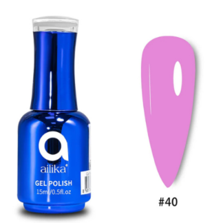 AILIKA GEL POLISH №040 – LİLA PEMBE SÜTLÜ / MILKY LILAC PINK (15ml)