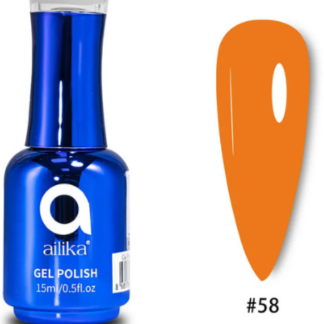 AILIKA GEL POLISH №058 – GÜN BATIMI TURUNCUSU / SUNSET ORANGE (15ml)