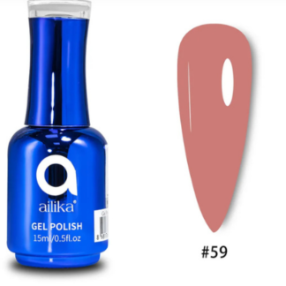 AILIKA GEL POLISH №059 – ROMANTİK GÜL KURUSU / ROMANTIC DUSTY ROSE (15ml)
