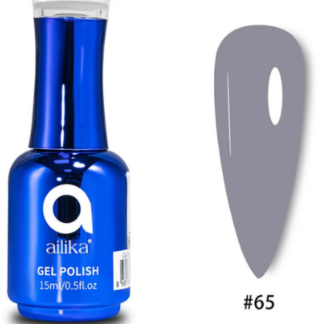 AILIKA GEL POLISH №064 – PUSLU LİLA GRİ / MISTY LILAC GREY (15ml)
