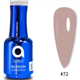 AILIKA GEL POLISH №072 – GÜL KURUSU NUDE / DUSTY ROSE NUDE (15ml)