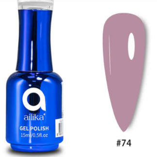 AILIKA GEL POLISH №074 – KOYU GÜL KURUSU / DEEP DUSTY ROSE (15ml)