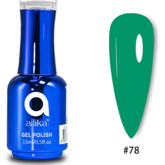 AILIKA GEL POLISH №078 – EGZOTİK ZÜMRÜT / EXOTIC EMERALD GREEN (15ml)