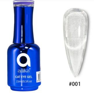 AILIKA CAT EYE GEL №001 – KRİSTAL IŞILTI / CRYSTAL SHIMMER (15ml)