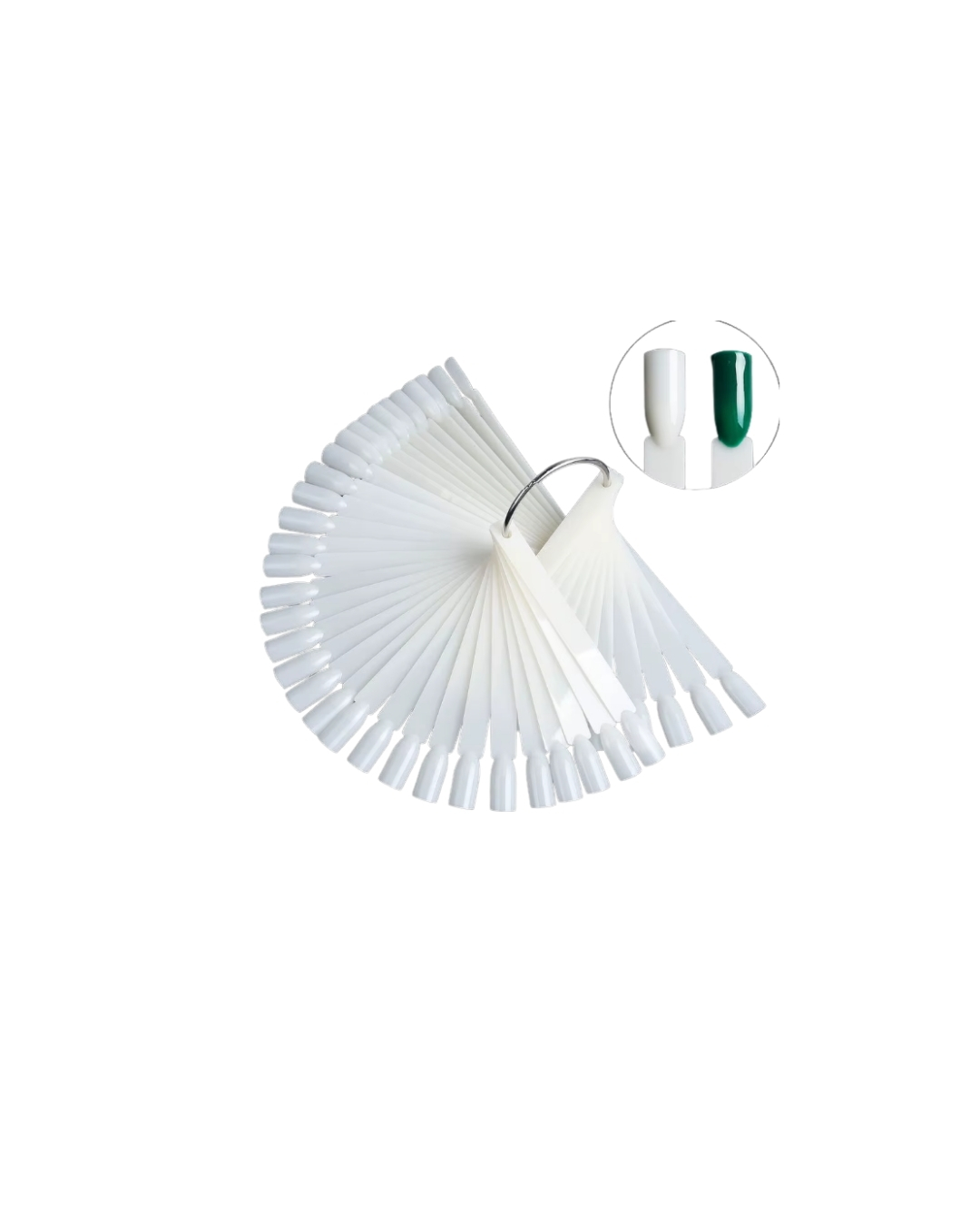 Profesyonel Yelpaze Tırnak Renk Kartelası (50'li Set)