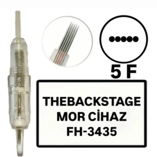 Thebackstage FH-3435 Profesyonel Kartuş İğne - 5F (Flat)