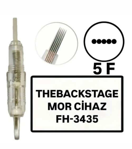 Thebackstage FH-3435 Profesyonel Kartuş İğne - 5F (Flat)
