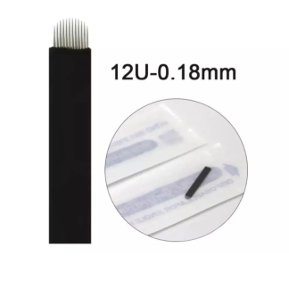 Profesyonel 12U Nano Microblading İğnesi - 0.18mm Ultra İnce