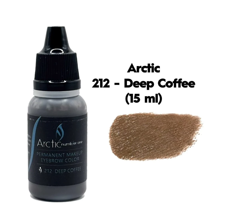 Arctic Profesyonel Kaş Pigmenti - 212 Deep Coffee (15 ml)