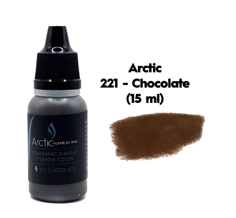 Arctic Profesyonel Kaş Pigmenti - 221 Chocolate (15 ml)