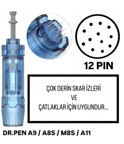 Dr. Pen Yeni Nesil 12 Pin Profesyonel Kartuş İğne