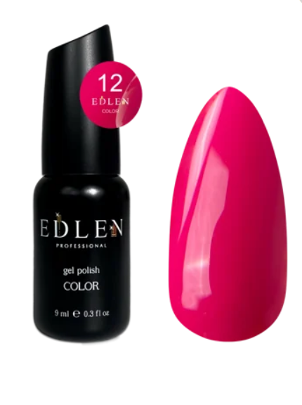 EDLEN PROFESSIONAL GEL POLISH №12 – DERİN FUŞYA / AHUDUDU (9ml)