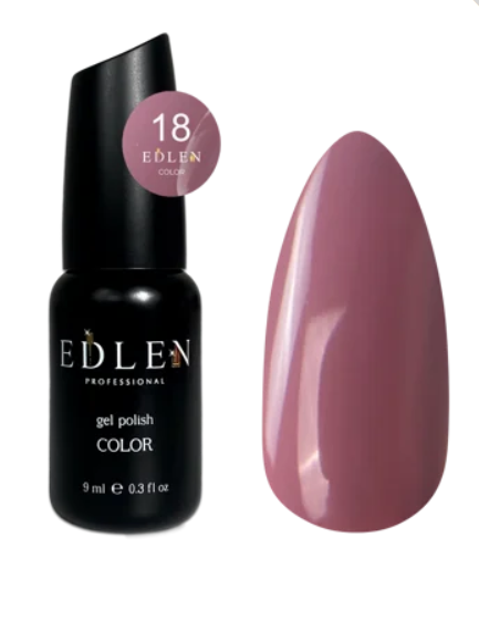 EDLEN PROFESSIONAL GEL POLISH №18 – DUSTY ROSE / VİZON GÜL KURUSU (9ml)