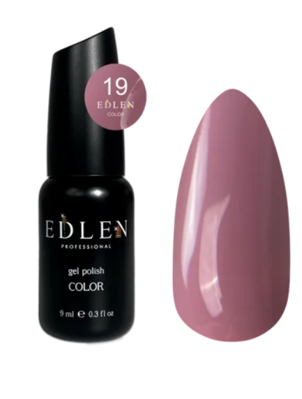 EDLEN PROFESSIONAL GEL POLISH №19 – KOYU VİZON GÜL / BUĞULU MAUVE (9ml)