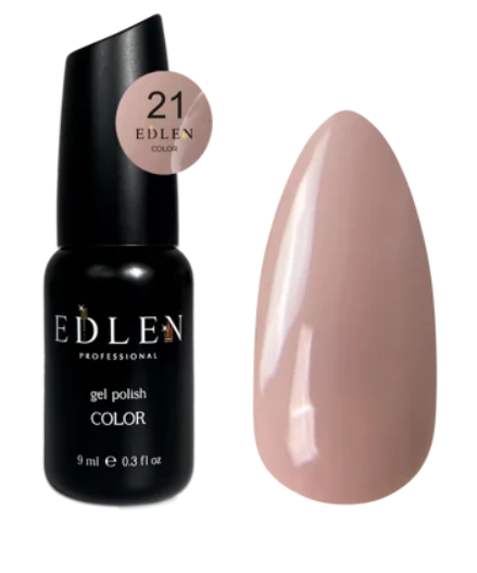 EDLEN PROFESSIONAL GEL POLISH №21 – DOĞAL NUDE BEJ / TAUPE (9ml)