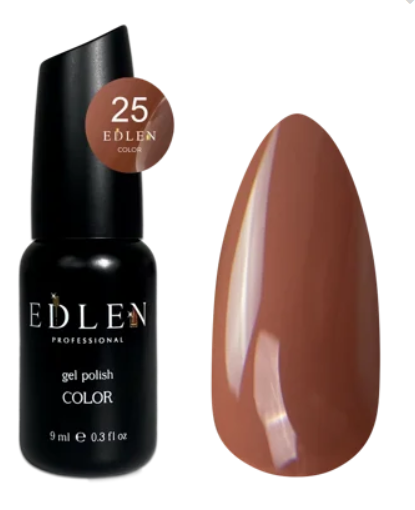 EDLEN PROFESSIONAL GEL POLISH №25 – SÜTLÜ ÇİKOLATA / KOYU NUDE (9ml)