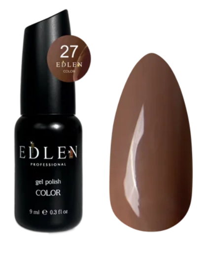EDLEN PROFESSIONAL GEL POLISH №27 – ACI KAHVE / KOYU TOPRAK (9ml)