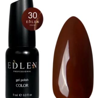 EDLEN PROFESSIONAL GEL POLISH №30 – KOYU KAHVE / BİTTER ÇİKOLATA (9ml)