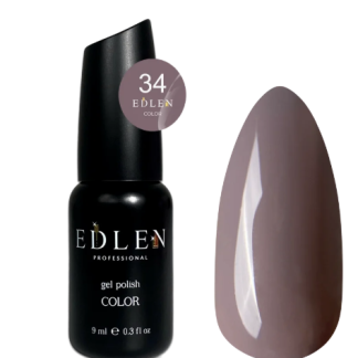 EDLEN PROFESSIONAL GEL POLISH №34 – KOYU VİZON / ASİL TAUPE (9ml)
