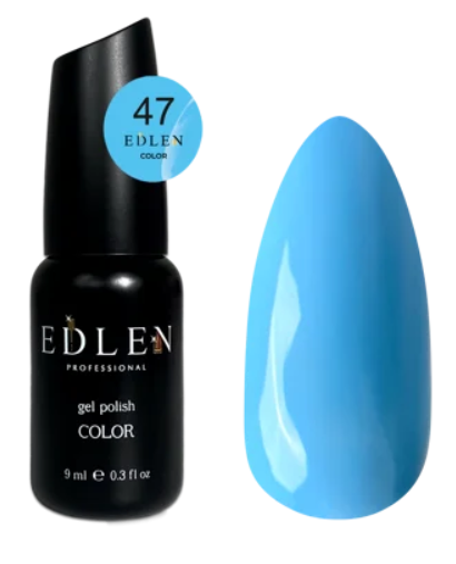 EDLEN PROFESSIONAL GEL POLISH №47 – GÖKYÜZÜ MAVİSİ / SKY BLUE (9ml)