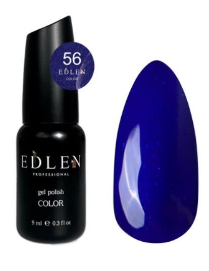 EDLEN PROFESSIONAL GEL POLISH №56 – IŞILTILI GECE MAVİSİ / SHIMMER NIGHT BLUE (9ml)