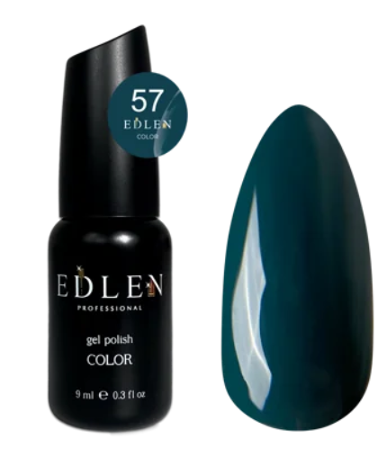EDLEN PROFESSIONAL GEL POLISH №57 – KOYU PETROL / DEEP PETROL (9ml)