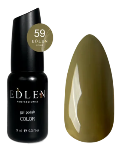 EDLEN PROFESSIONAL GEL POLISH №59 – HAKİ / OLIVE GREEN (9ml)