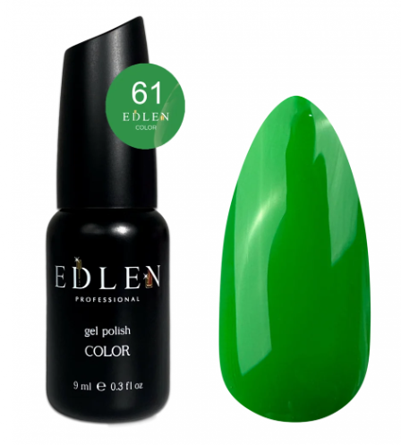 EDLEN PROFESSIONAL GEL POLISH №61 – ÇİMEN YEŞİLİ / GRASS GREEN (9ml)