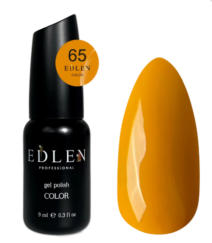 EDLEN PROFESSIONAL GEL POLISH №65 – HARDAL SARISI / MUSTARD YELLOW (9ml)