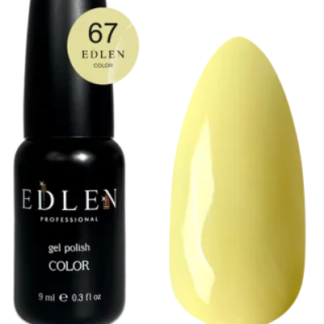 EDLEN PROFESSIONAL GEL POLISH №67 – PASTEL SARI / SOFT LEMON (9ml)