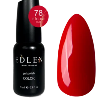 EDLEN PROFESSIONAL GEL POLISH №78 – ZENGİN ŞARAP KIRMIZISI (9ml)