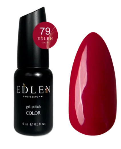 EDLEN PROFESSIONAL GEL POLISH №79 – KOYU VİŞNE / MÜRDÜM BORDO (9ml)