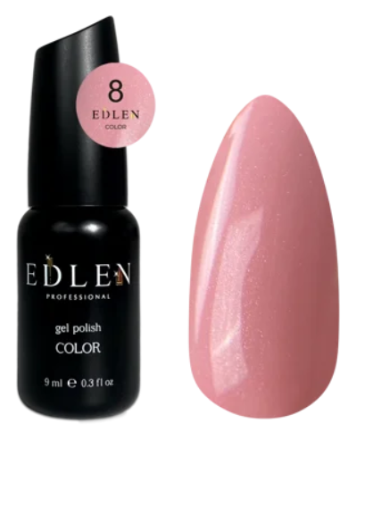 EDLEN PROFESSIONAL GEL POLISH №08 – IŞILTILI GÜL KURUSU (9ml)