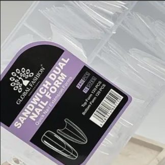 Global Fashion Sandwich Dual Nail Form - 240 Parça Profesyonel Set